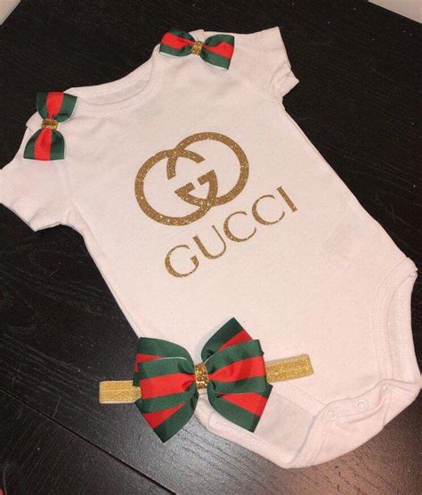 gucci baby boy designer clothes|life is Gucci baby onesie.